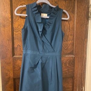 GUC—Size 0— Teal J.Crew Dress